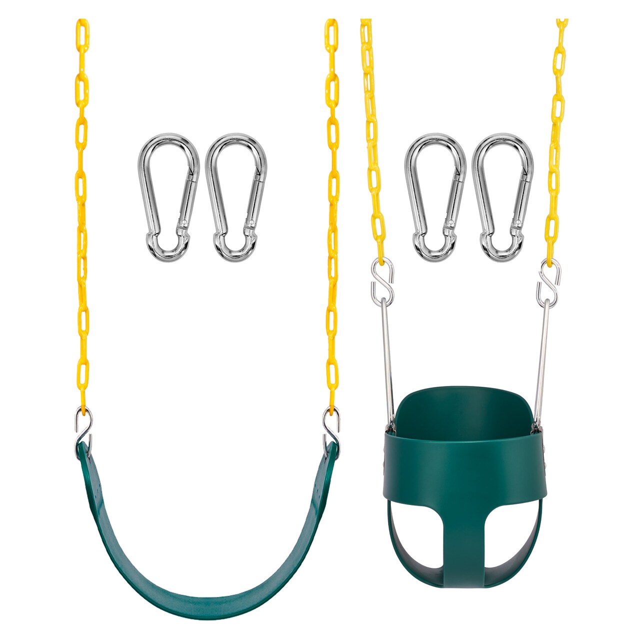Sorbus Heavy Duty Swing Seat with Snap Hooks - Playground Swing for Kids Outdoor Play